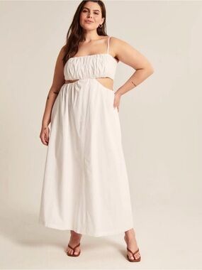 abercrombie keyhole halter maxi dress Abercrombie keyhole halter maxi dress, Size XS Tall